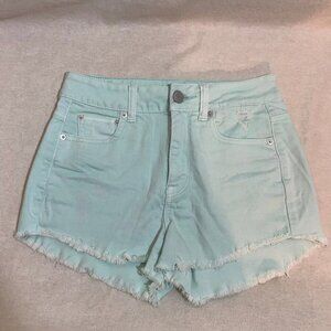 AEO Women Turquoise Green Stretch Short